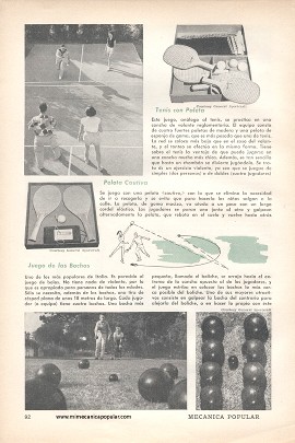 ¡Diviértase en su Traspatio! - Junio 1956