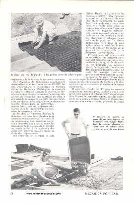 La Edificación con Concreto de Aserrín - Junio 1948