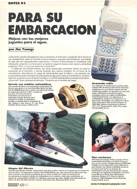 Para su Embarcación - Mayo 1993