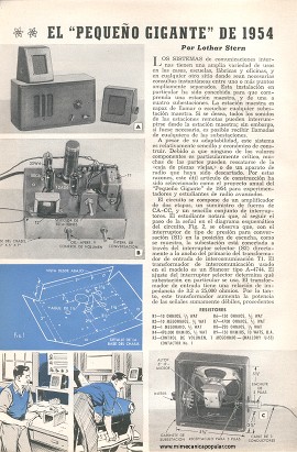 El Peque&ntilde;o Gigante de 1954 Un Sistema de Intercomunicaci&oacute;n - Mayo 1954
