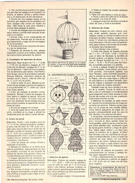 Decoración para navidad - Diciembre 1979