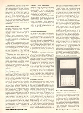 Mantenga sus discos (LP-Vinil-Acetato) como nuevos - Diciembre 1981