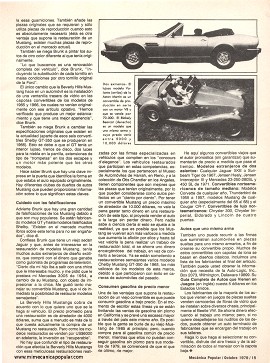 El regreso del convertible - Octubre 1979