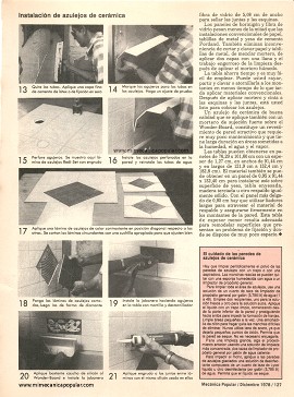 Modernice su baño con cerámica - Diciembre 1978